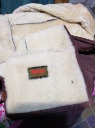 Cappotto montone marrone taglia L