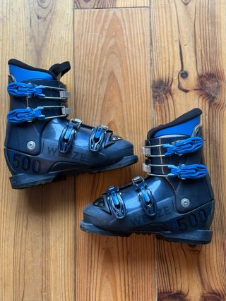 Bota esquí niño Wedze Piste 500 Talla 23/23.5