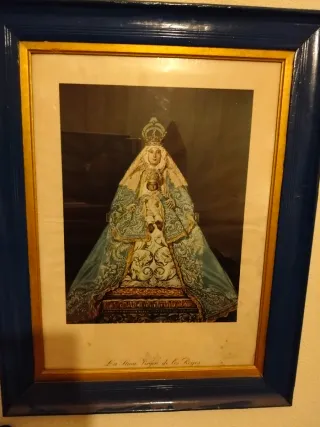 Sillas de enea verdes y beige