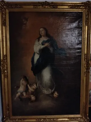 Sillas de enea verdes y beige