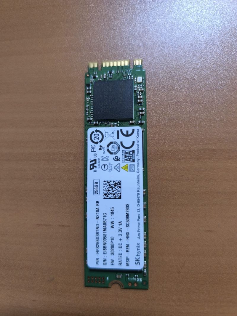 Disco Duro M.2 NVMe SK hynix 256GB