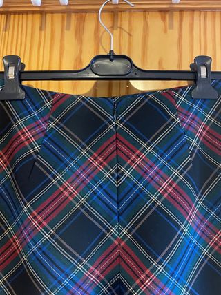 Conjunto Zara Camisa y Falda Cuadros