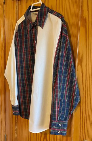 Conjunto Zara Camisa y Falda Cuadros