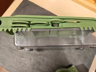 Mandolina de cocina verde