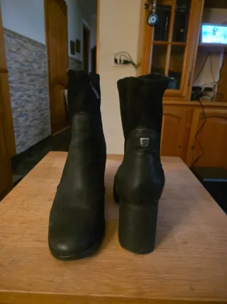 Botines de piel Salsa negros