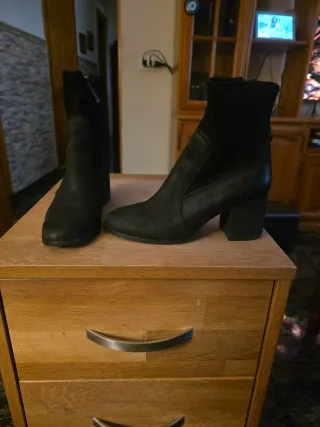 Botines de piel Salsa negros