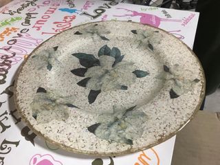 Platos decorativos pintados a mano