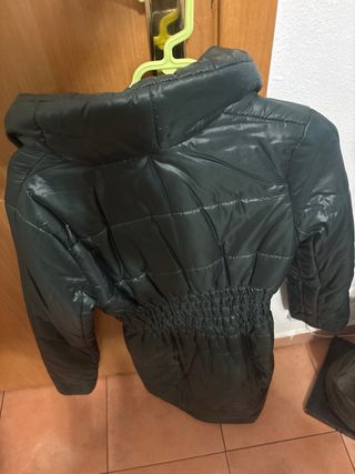 Cazadora verde acolchada