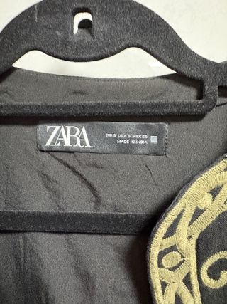 Chaleco Zara Bordado Talla S