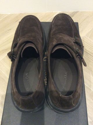 Zapatos Monk Strap Massimo Dutti Marrón