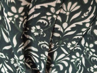 Vestido verde Zara estampado