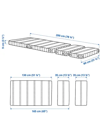 Cama extensible infantil Sundvick + colchón
