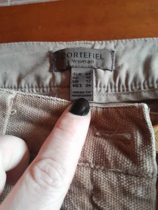 Pantalón mujer marrón