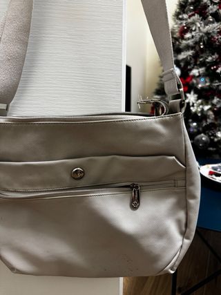 Borsa a tracolla Samsonite grigio chiaro