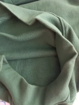 Sudadera polar hombre verde