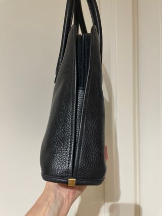 Bolso  Negro Piel Texturizada