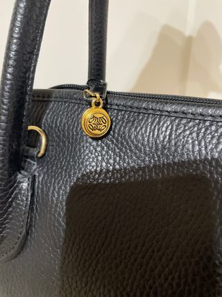 Bolso  Negro Piel Texturizada