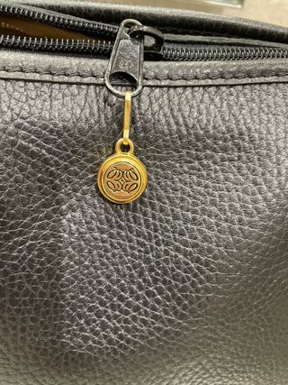 Bolso  Negro Piel Texturizada