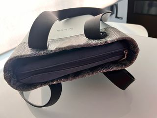 Bolso O bag chic azul claro gris