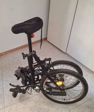Bicicleta plegable Btwin Tilt100 Negra
