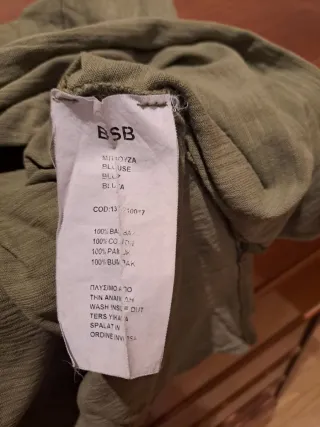 Camiseta BSB mujer lentejuelas verde