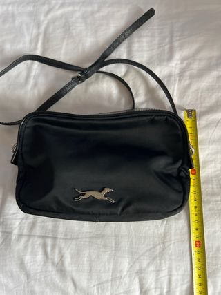 Bolso Bimba y Lola negro piel y nylon