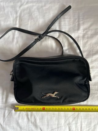 Bolso Bimba y Lola negro piel y nylon