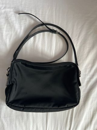 Bolso Bimba y Lola negro piel y nylon