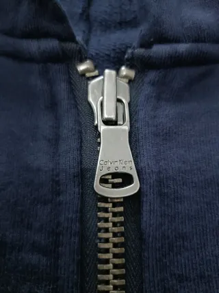 Felpa Calvin Klein Jeans con cappuccio e cerniera