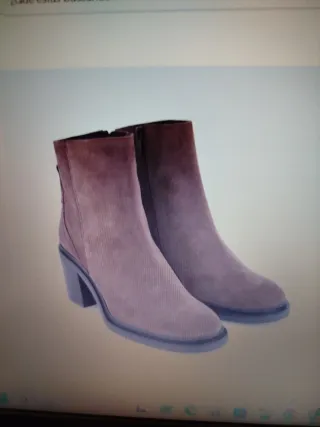 Botín de piel mujer marrón