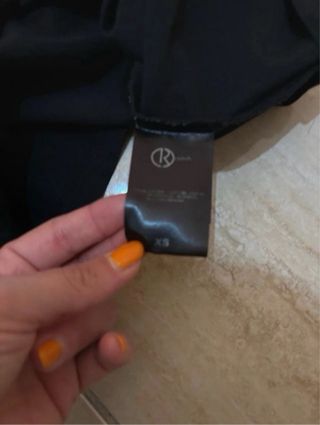 Vestitino nero con frange