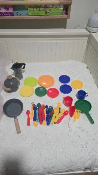 Cocinita de madera para niños