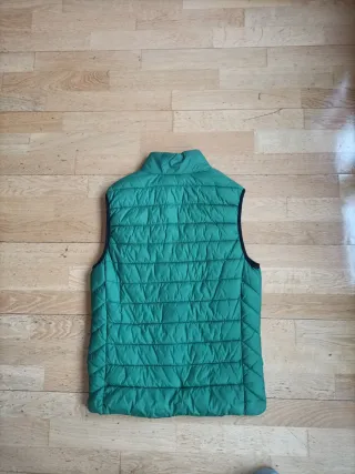 Chaleco acolchado verde talla M