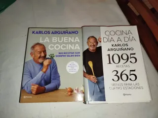 2 libros de cocina de Arguiñano.En perfecto estado