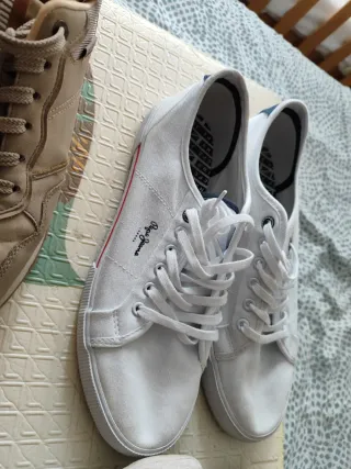 Lote 4 pares zapatos hombre