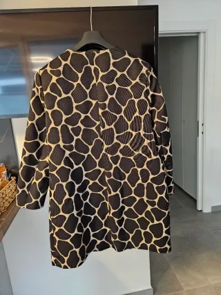 Blazer donna fantasia animalier