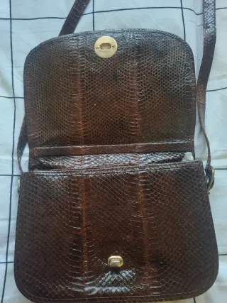Borsa vintage pelle marrone