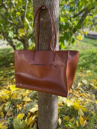 Bolso de Zara grande marrón