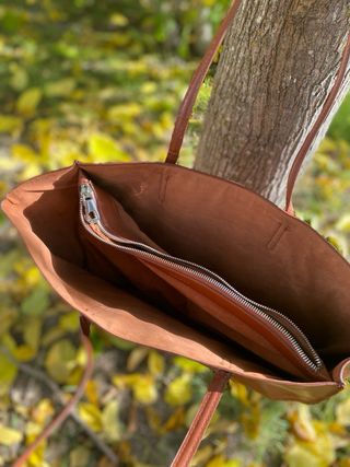 Bolso de Zara grande marrón