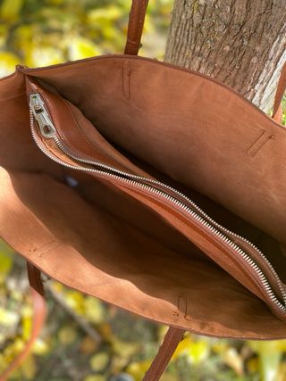 Bolso de Zara grande marrón