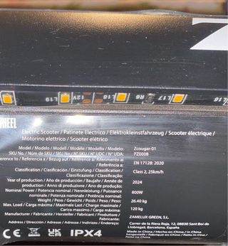 Patinete Eléctrico ZWEEL ZCOUGAR NINEBOT