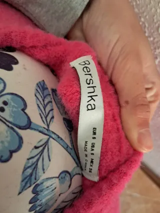 Conjunto 2 Tops ZARA y BERSHKA Beige y Rosa