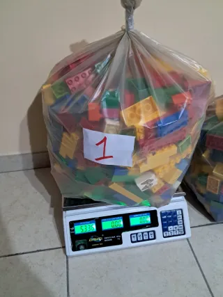 Lotto 10 kg Mattoncini Costruzioni LEGO Duplo