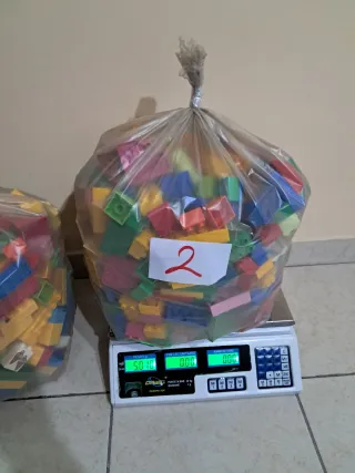 Lotto 10 kg Mattoncini Costruzioni LEGO Duplo