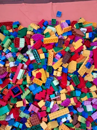 Lotto 10 kg Mattoncini Costruzioni LEGO Duplo