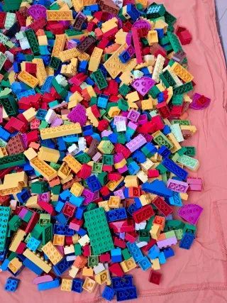 Lotto 10 kg Mattoncini Costruzioni LEGO Duplo