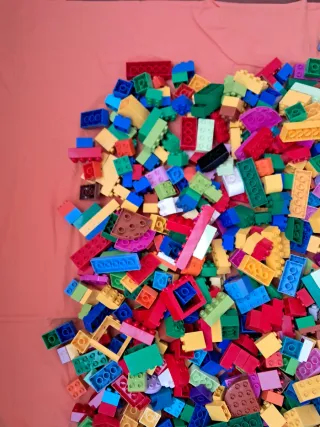 Lotto 10 kg Mattoncini Costruzioni LEGO Duplo