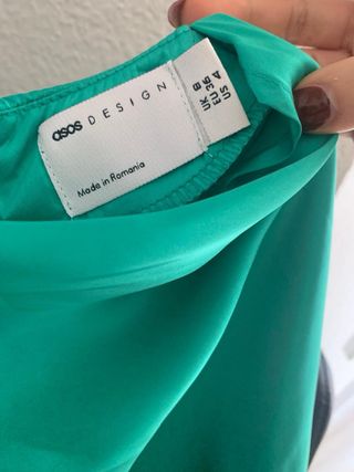 Vestido ASOS verde nuevo