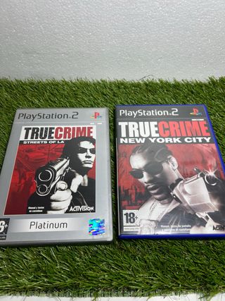 Juegos PS2 True Crime: Streets of LA y New York Ci