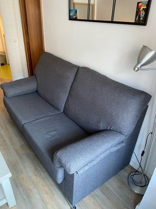 Sofá de 2 plazas gris